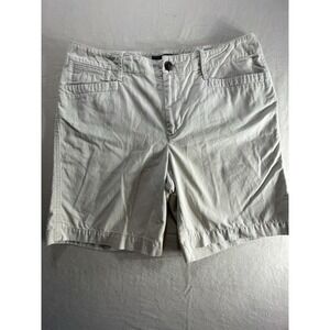 LRL Lauren Jean Co. Beige Chino Shorts SZ 12 Lauren Ralph Lauren green label